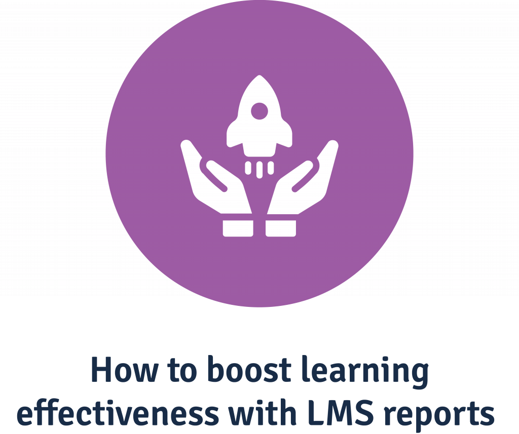 Icon representing the statement how to boost learning effectiveness with LMS reports