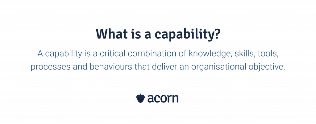 What is a capability? 