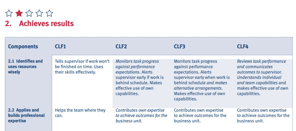 QPS capability and leadership framework