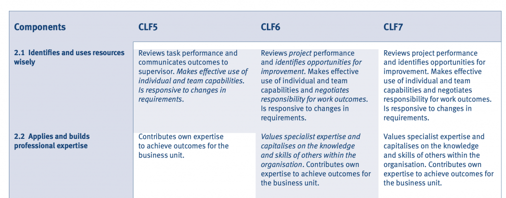 QPS capability and leadership framework