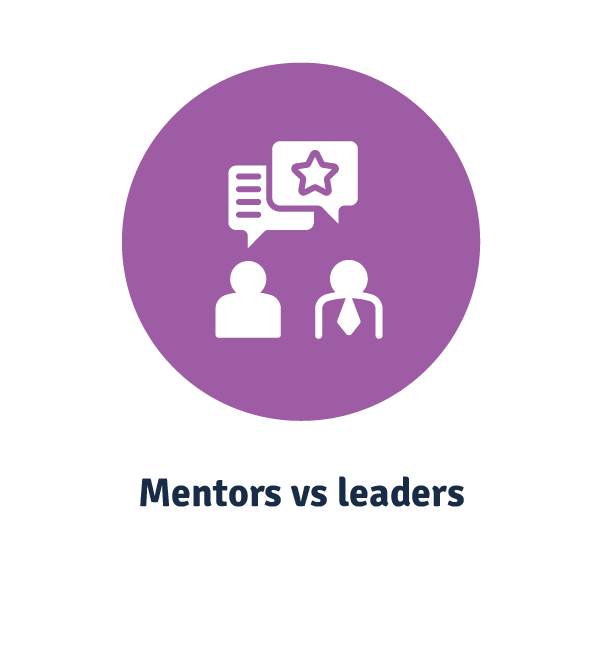 difference between mentors and leaders