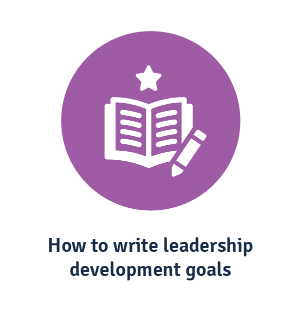 how to write leadership development goals