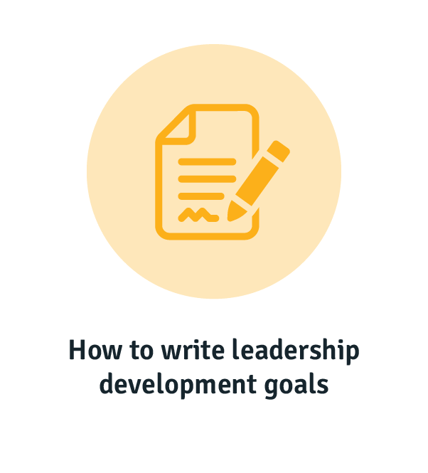 How to write leadership development goals