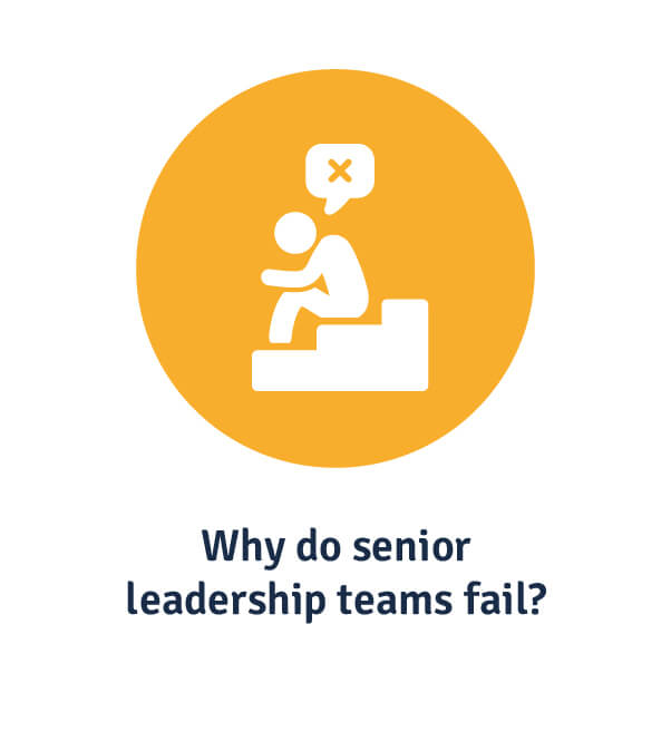 why senior leadership teams fail