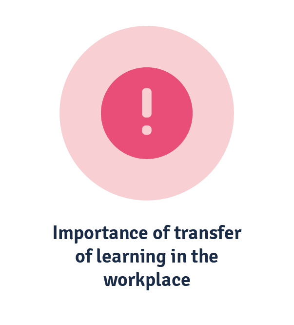 transfer of learning in the workplace