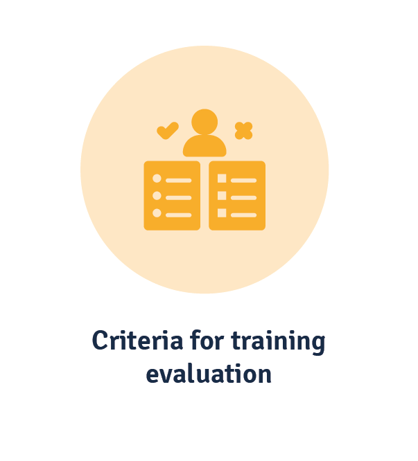 training evaluation report criteria