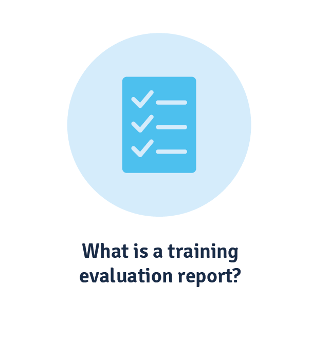 what is a training evaluation report
