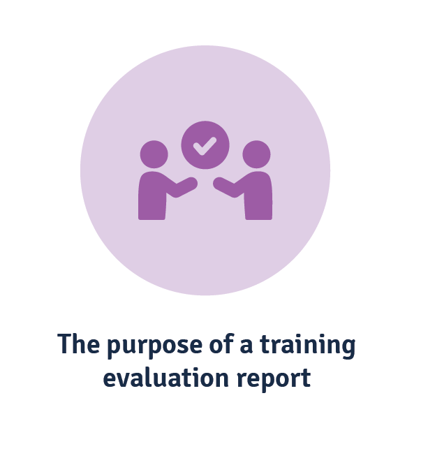 what is a training evaluation report